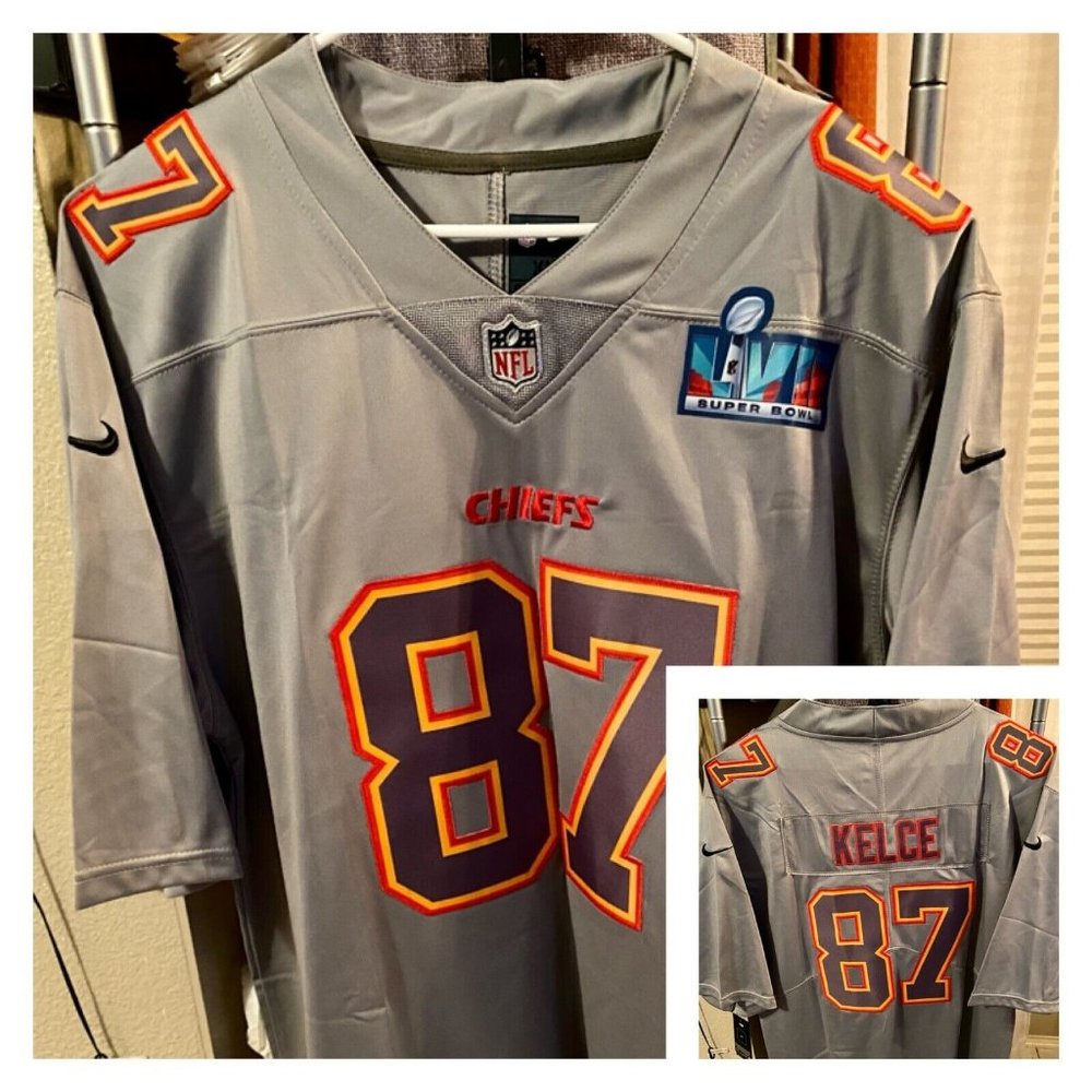Travis Kelce Kansas City Chiefs Super Bowl 57 Jersey Nike Vapor Limited NWT